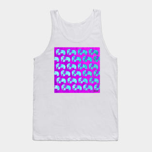 Kawaii mexican elephant zentangle art Tank Top